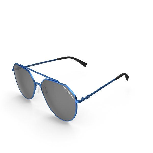 AE AX2023S Grey Blue Sunglasses PNG Images PSDs for Download