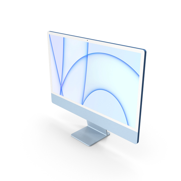 Apple iMac 2021 Blue PNG Images & PSDs for Download | PixelSquid 