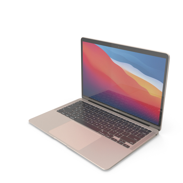 Apple MacBook Air 2020 M1 Gold PNG Images & PSDs for Download 