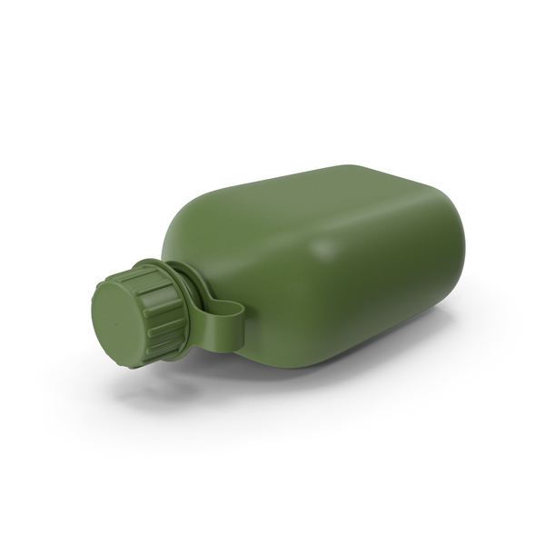Flask Pouch in Army Green