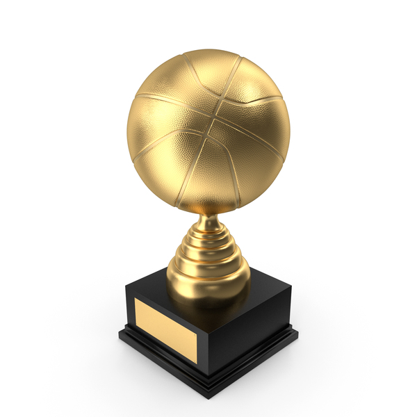 Three-dimensional Basketball Golden Trophy PNG Images