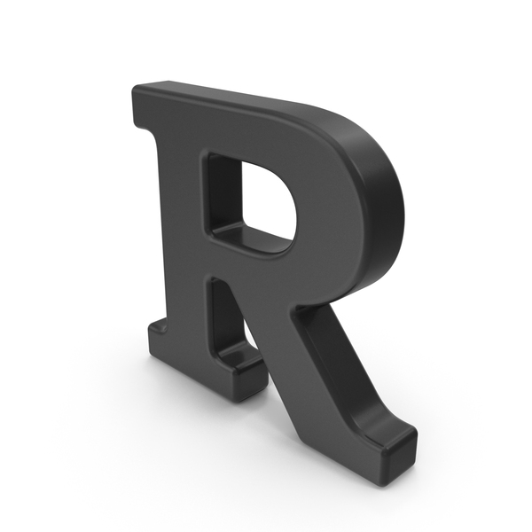 Black Capital Letter R PNG Images & PSDs for Download | PixelSquid ...