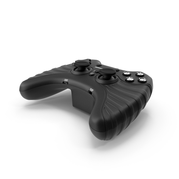 Black Thrustmaster T Wireless Video Game Gamepad Controller PNG Images ...