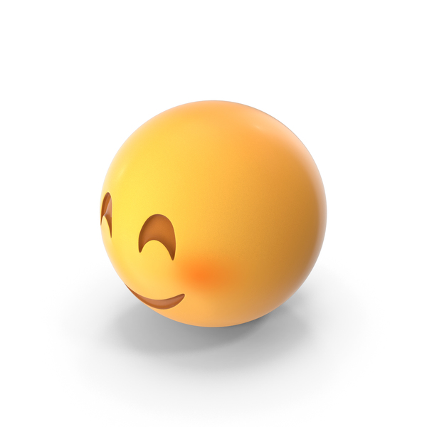 blushing face emoji