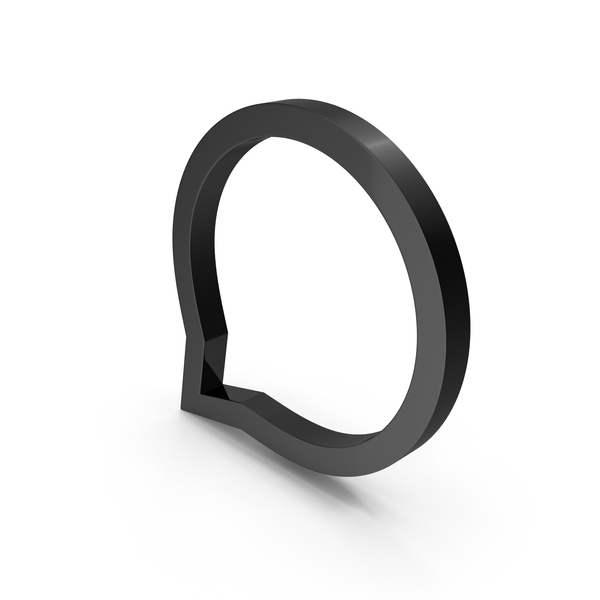 what does a black message bubble mean