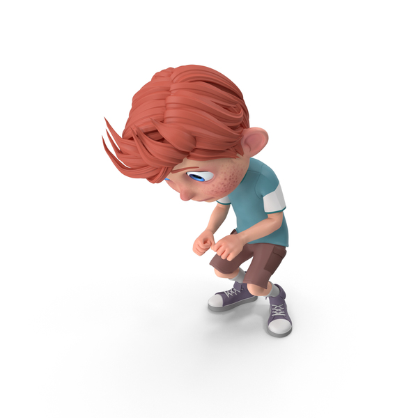 Cartoon Boy Charlie Crouching PNG Images & PSDs for Download