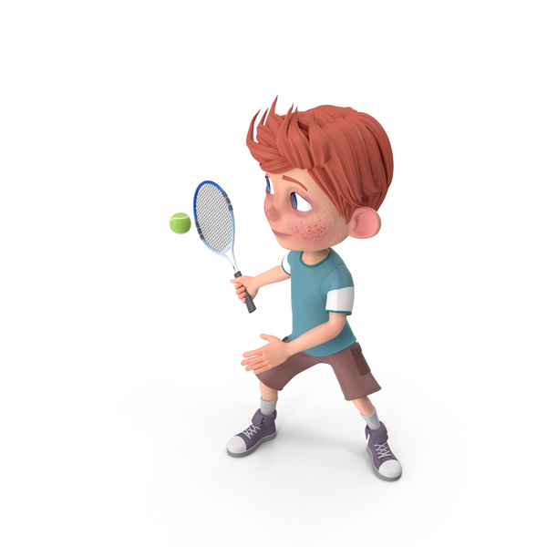 Cartoon Boy Charlie Playing Tennis PNG Images & PSDs for Download |  PixelSquid - S11214331E