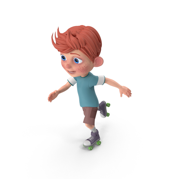 Cartoon Boy Charlie Skating PNG Images & PSDs for Download | PixelSquid