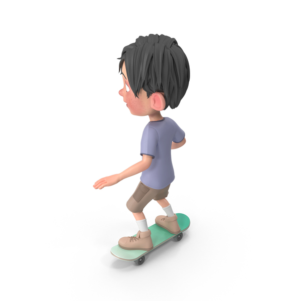 Cartoon Boy Jack Riding Skateboard PNG Images & PSDs for Download |  PixelSquid - S112133597