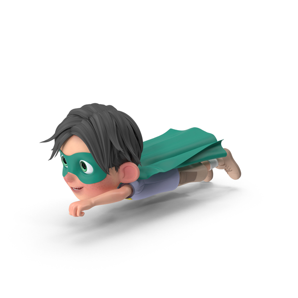 Cartoon Boy Jack Superhero Flying PNG Images & PSDs for Download |  PixelSquid - S112154946