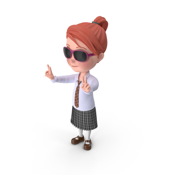 Cartoon Girl Grace Wearing Sunglasses Png Images And Psds For Download