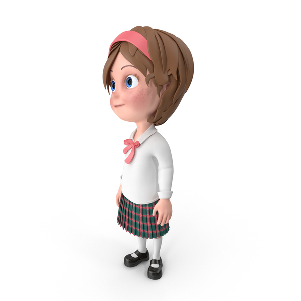 clipart girl looking up