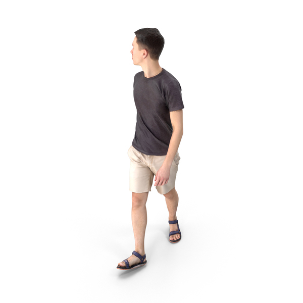 person walking png side view