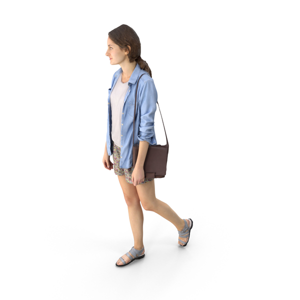 Casual Woman Walking PNG Images & PSDs for - S112357169