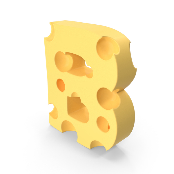 Cheese Letter B PNG Images & PSDs For Download | PixelSquid - S117652826