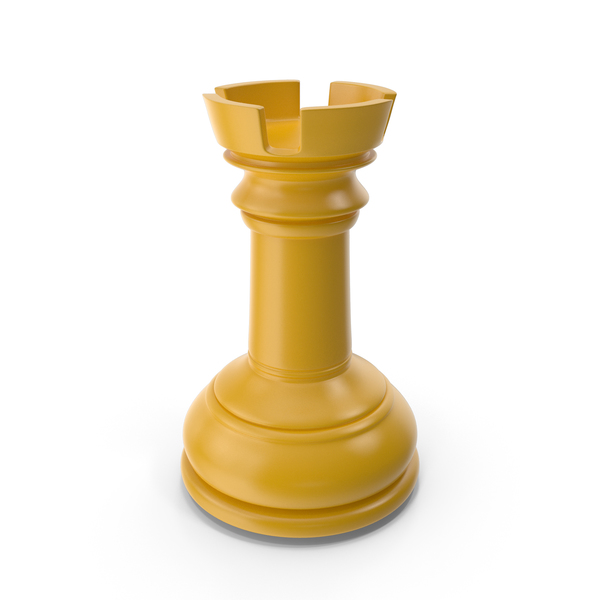 Gold Chess Rook Piece PNG Images & PSDs for Download