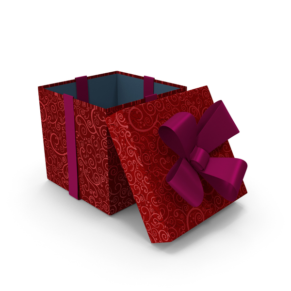 open christmas box png
