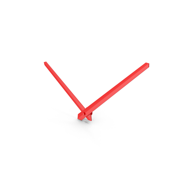 Clock Hands Red PNG Images & PSDs for Download | PixelSquid - S122184059