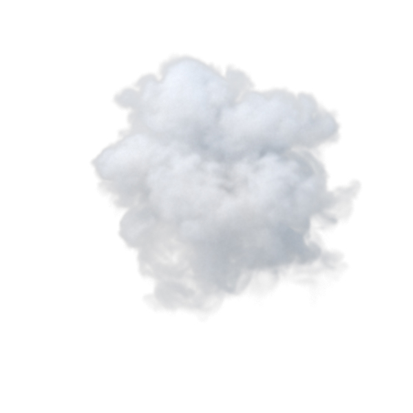 Cotton clouds transparent background PNG clipart