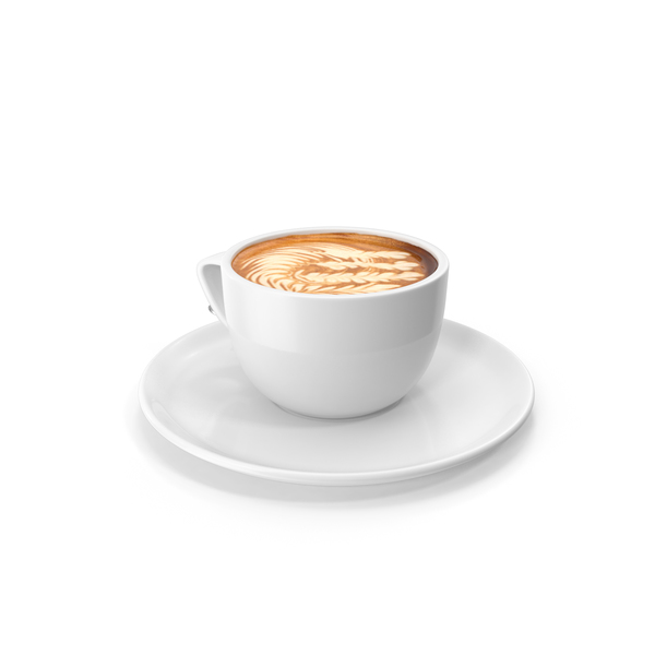 Cup with coffee on a transparent background by PRUSSIAART on