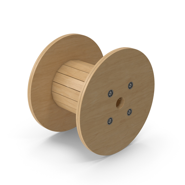 Empty Wooden Cable Reel Drum PNG Images & PSDs for Download