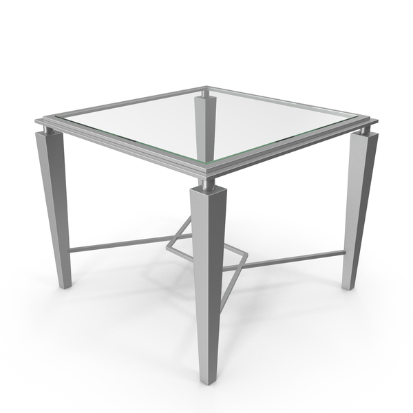 End Table Square Metal/Glass PNG Images & PSDs for Download PixelSquid S118850847