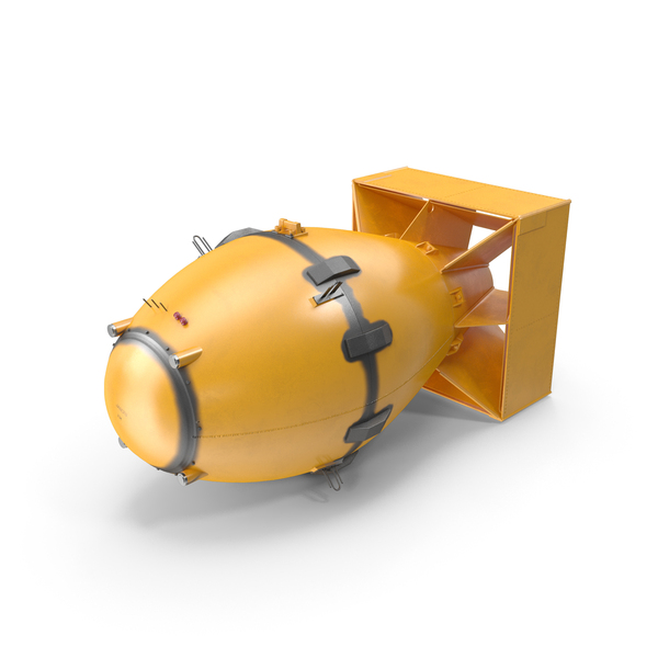 Fat Man Atomic Bomb PNG Images PSDs For Download PixelSquid 