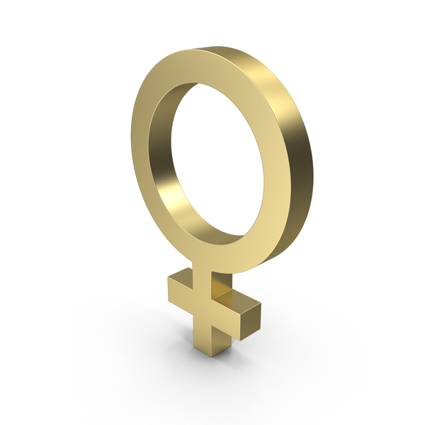 female gender symbol 3d