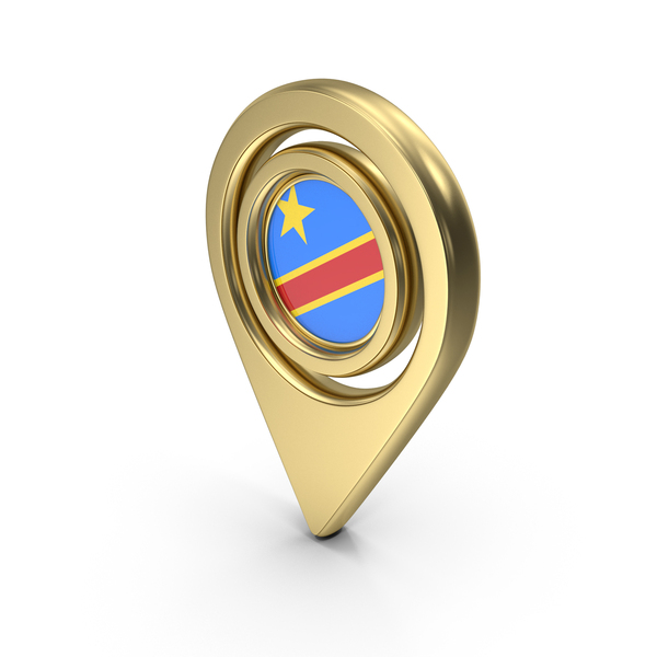 Flag Location Icon Flag Of Democratic Republic Of Congo PNG Images