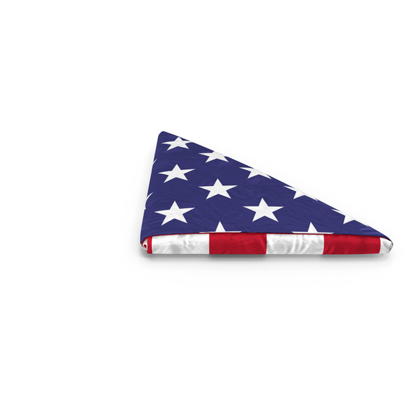 how many times is the american flag folded