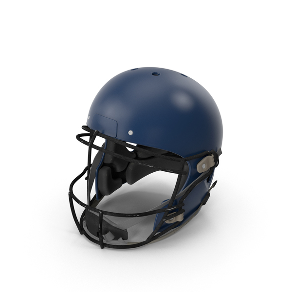 Football Helmet Navy Blue Sublimation PNG Design Element 