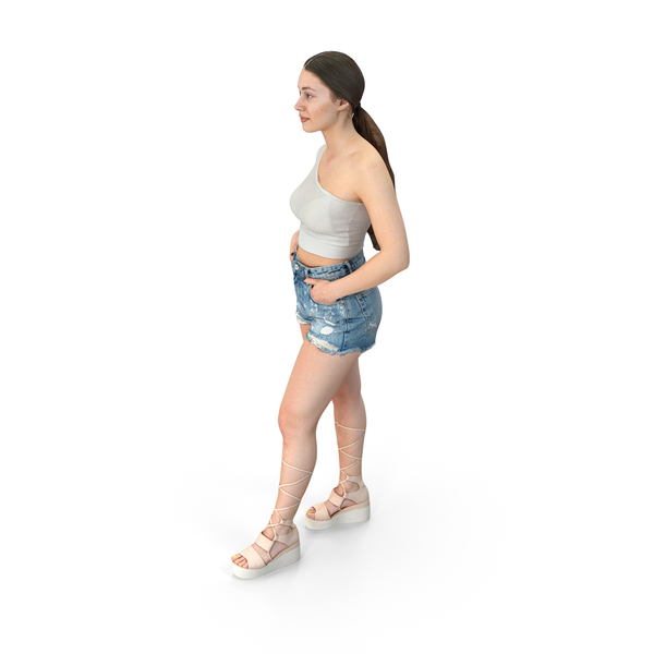Freya Casual Summer Idle Pose PNG Images & PSDs for Download