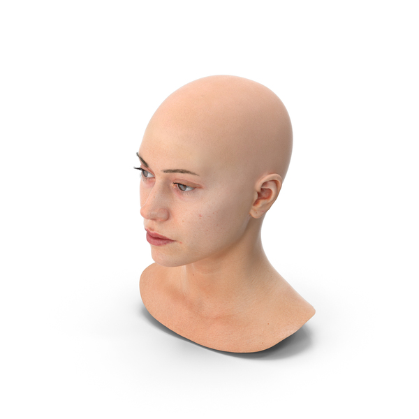 Side View Of White Female Mannequin Head Stock Photo - Download