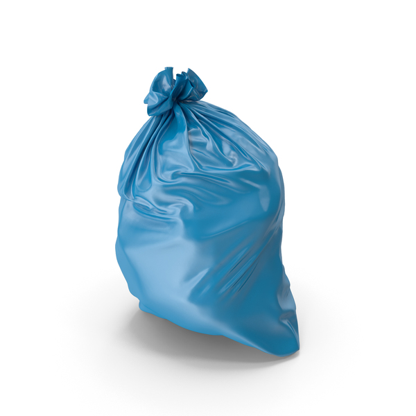 Blue Trash Bag Closed PNG Images & PSDs for Download