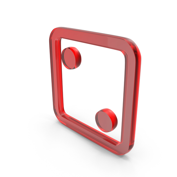 PSD red dice icon
