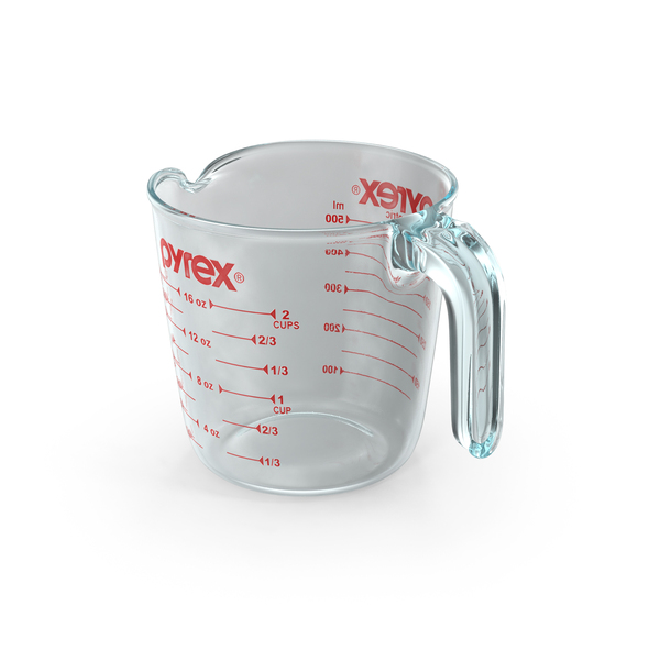 Glass Measuring Cup Stock Photo - Download Image Now - Front View