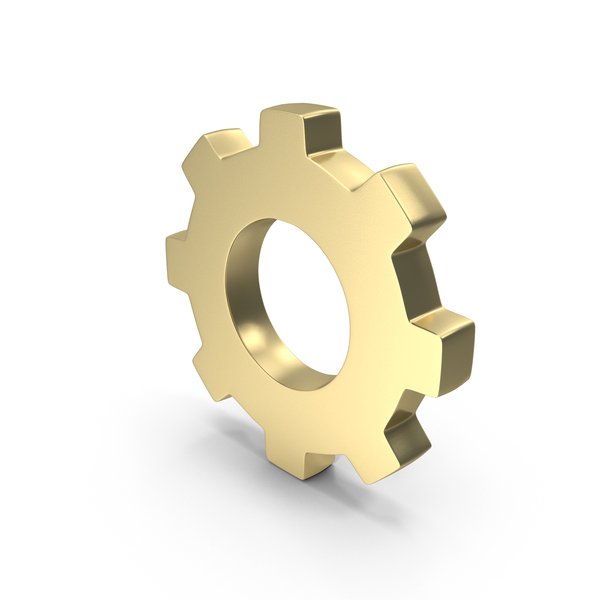 Gold Gear Settings Icon PNG Images & PSDs for Download