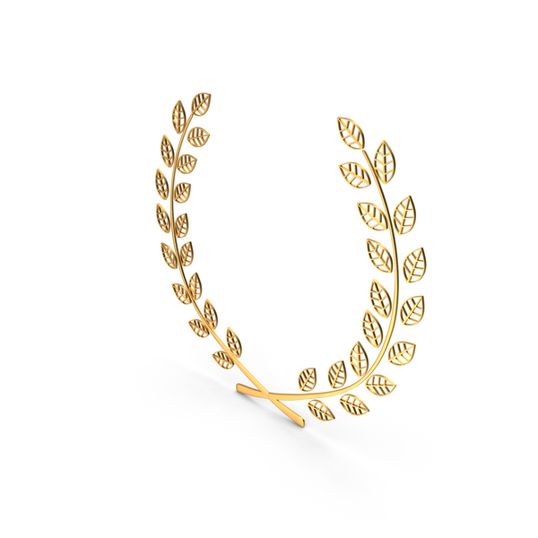 GOLD LAUREL WREATH PNG Images & PSDs for Download | PixelSquid - S118982818