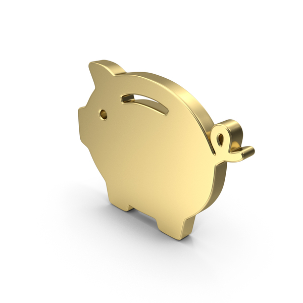 Gold Piggy Bank PNG Images & PSDs for Download