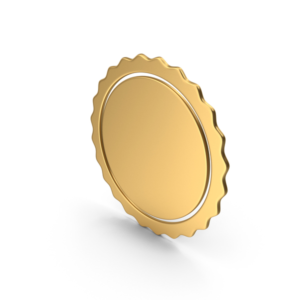 blank gold seal