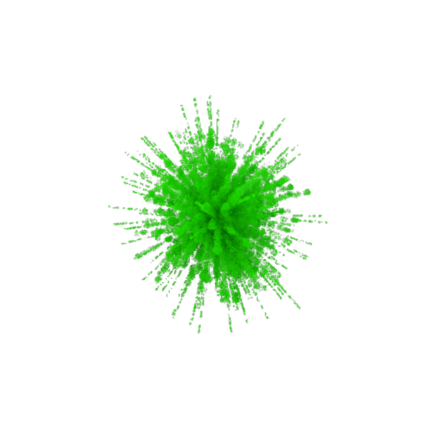 green explosion png
