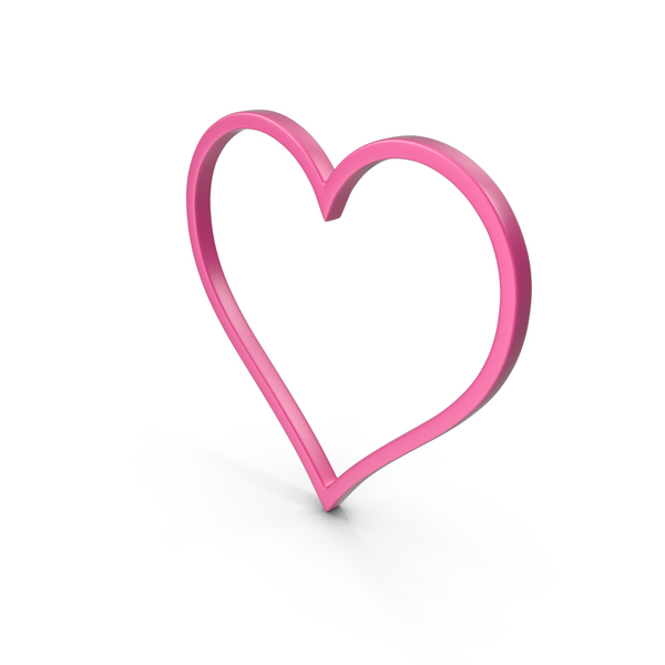 pink heart clipart png