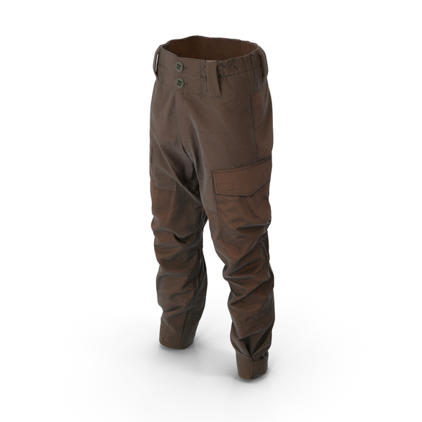 Free PSD  Brown sweatpants for sports isolated on transparent