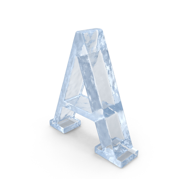 Ice Capital Letter A PNG Images & PSDs for Download | PixelSquid