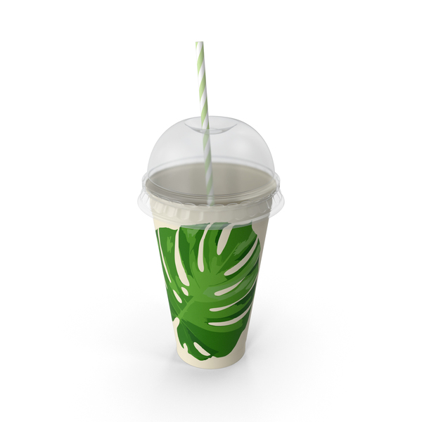 Empty Plastic Cup with Straw PNG Images & PSDs for Download