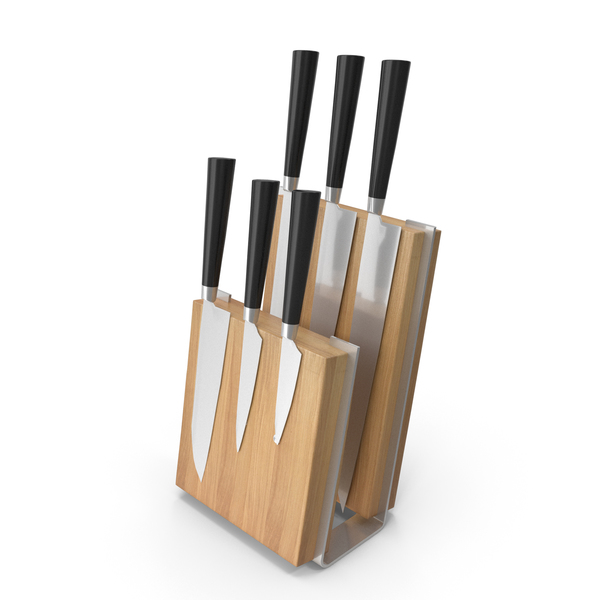 transparent knife block