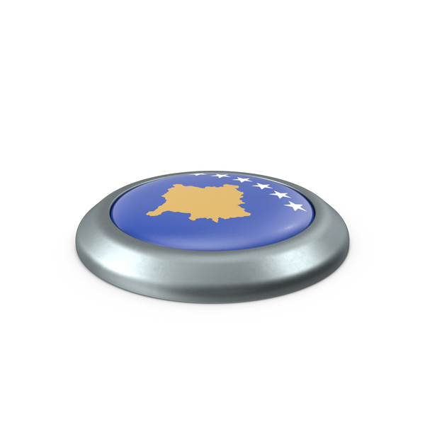Kosovo Round Button Flag PNG Images & PSDs for Download