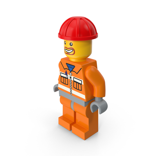 Orange store lego man