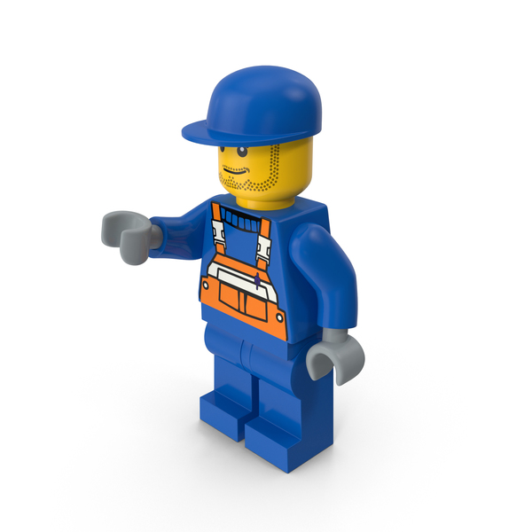 lego man construction worker