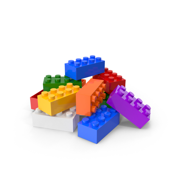 lego brick pile
